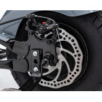 Elektrická motorka Chopper Warrior - sivá